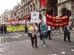 Women's Contingent, Anti-war march, London, 27 Sept