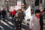 Marching to Trafalgar Square