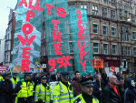 Occupy banners on the Strand http://yfrog.com/z/gz5xrlnj