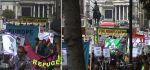 Photos of ant-racist demo in London.