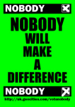 Vote Nobody Poster 2