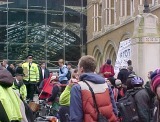 Critical Mass at Liverpool St station, 7.45AM