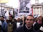 Photos from Anti-war demo in London, Nov 18, 01