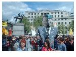 Movementoftheimagination Mayday projects in Trafalgar Square