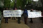 Pics from Israeli Embassy action