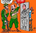 Israeli brain-washing (cartoon by Latuff)