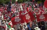 Photos of Seville general strike demonstration