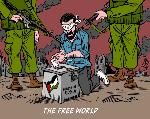 Palestinian election (cartoon by Latuff)