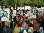 Photos from London anti-war demo 28th September 2002