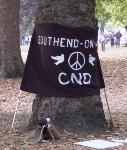 Pix of banners from peace march