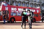 "No War" demo in Glasgow