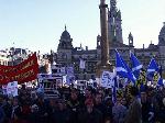 15000 at Peace Demo in Glasgow