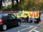 Road blockade in Manchester