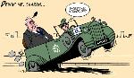 Drivin' Mr. Sharon (by Latuff)