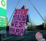 Petrol Station blockaded - BP Genocide in West Papua