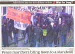 This follows a protest of 500 locals last sat