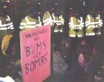 Bums not bombs
