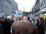 Anti-War protestors take to the streets in Aberdeen