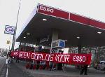 ESSO fuelstation blocked for one hour in Amsterdam