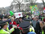 Photos of police harrasement and arrest at the April 12th Demo