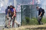 French Police Teargas Anarchists in G8 Eve Clash