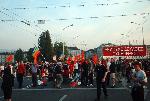 Pont Mont Blanc blockaded against G8 in evian