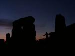 stones against the lightening sky