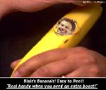 Banana Blair! if Bush is the monkey, is Blair the banana?