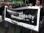 international solidarity movement banner