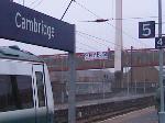 Cambridge station this morning