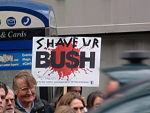 Shave ur bush - at the top of Malet St