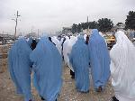 A sea of burqas