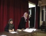Nahella Ashraf speaks at the launch of Student RESPECT