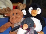 Che reindeer and Marx & Engels pengwenz at a recent summit on fish & oatmeal
