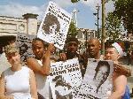 Activists mock Beenie Man, Bounty Killer, Elephant Man and Buju Banton at London