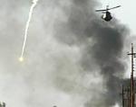 US warplane drops ordnance on Samarra. Photo Al Jazeera.