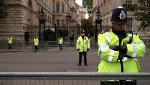Shameful cop defending Downing Street