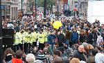 Sit-down protest in Trafalgar Square