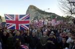 Colonialist demostration in Gibraltar - The Andalusian Ian Pasley's friends