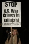 Rally in Support of Falluja NYC 11-9-04