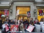 Anti Killer-Coke Demonstrators Outside Killer-Coke's NYC Corporate Headquarters