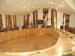 Committee room number 6 in the Scottish Parliament.