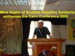 Mick Napier addresses conference.