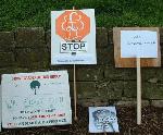 Assorted placards