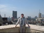 Paul on top of journalist's syndicate building, Cairo