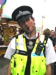 Special Constable and District Officer James Horton helps out at Pride