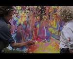 video still2: childern painting