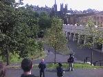 Riot cops gathering in the gardens. 5:10pm