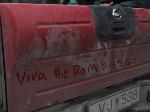dusty graffity on locked on car