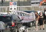 Blocking cars from entering DSEi